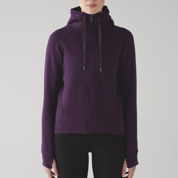 Lululemon Fleece Please Hoodie Purple Women's 4 - Picture 1 of 12